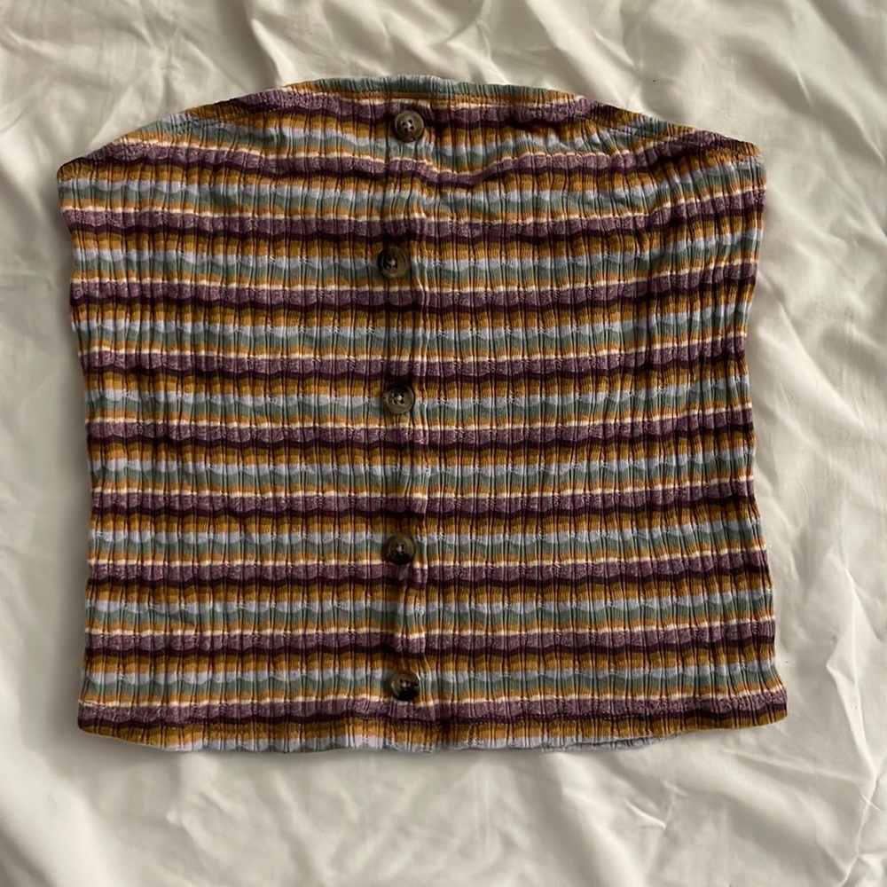 American eagle striped tube top